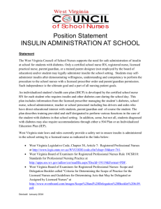 Position Statement - West Virginia Department of Education