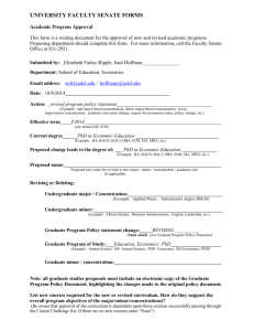 Econ Ed Program Approval Form 2014