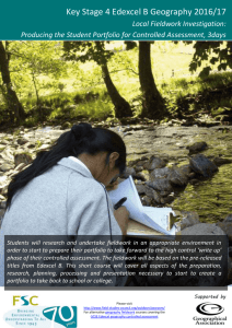 controlled assessment - Field Studies Council