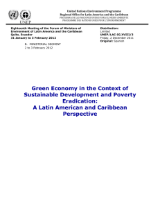 Green economy in the context of sustainable development and