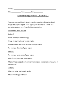 Meteorology-Project-Chapter