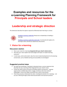 Examples and resources for eLPF_Principals and School Leaders