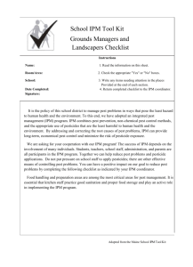 Grounds Managers, Landscapers Checklist