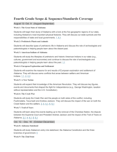 Fourth Grade Scope & Sequence/Standards Coverage