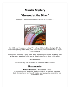 Greased at the Diner