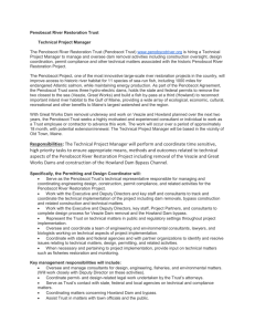 Penobscot River Restoration Trust Technical Project Manager The