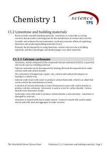 C1.2.1 Calcium carbonate