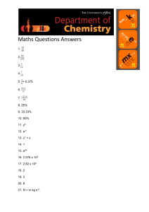 Maths answers (MS Word , 206kb)