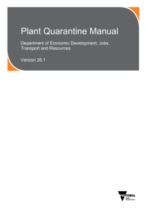 Plant Quarantine Manual (accessible version) [MS