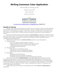Tutor Application - Kent State University