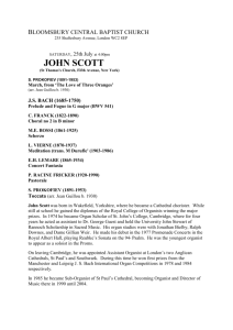 john scott - The Southwark and South London Society of Organists