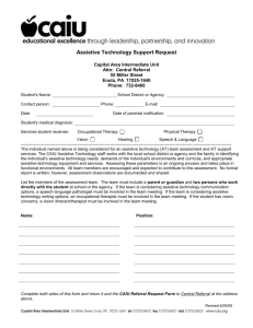 Assistive Technology Support Request