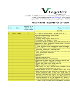 Road Permits - Vr Logistics