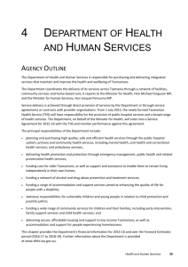 Chapter 4 - Department of Health and Human Services