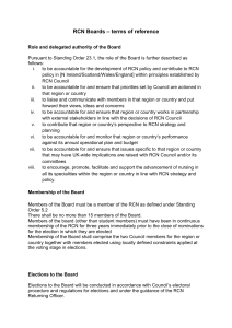 RCN Boards Terms of Reference