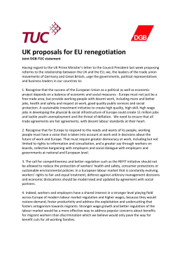 Joint DGB-TUC statement