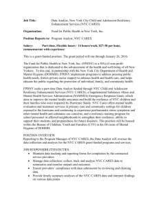 Job Title: Data Analyst, New York City Child and Adolescent
