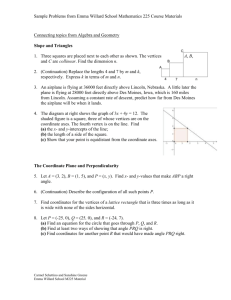 Sample Problems from Emma Willard School Mathematics 225