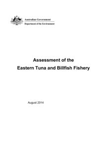 Assessment of the Eastern Tuna and Billfish Fishery August 2014