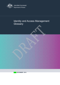Identity and Access Management Glossary
