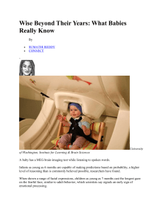 Baby Cognition Article