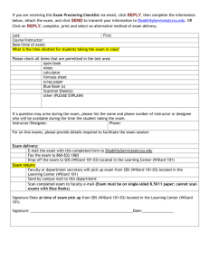 If you are receiving this Exam Proctoring Checklist via email, click