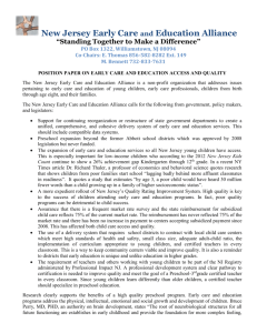 NJECE Alliance position paper 10-2013