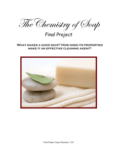 TheChemistry of Soap