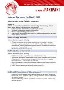 National Standards NAG2A(b) 2015