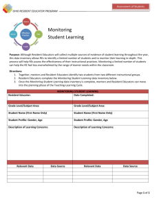 Monitoring Student Learning