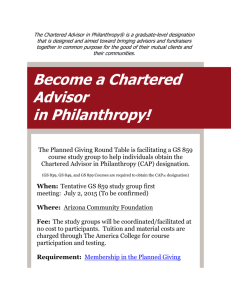 access the full announcement - Planned Giving Round Table of