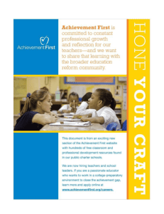 Achievement First: Elementary Science Program Overview