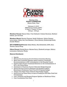 Policy Committee Meeting Minutes 2-14-13