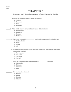 Chapter 6 Review packet