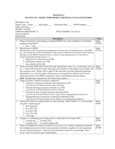 FY2004 319 PROJECT PROPOSAL EVALUATION FORM