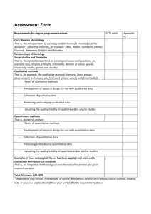 A completed assessment form