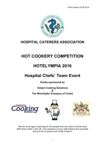 info. - Hospital Caterers Association