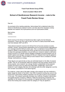 Curtis Geosciences Research Income