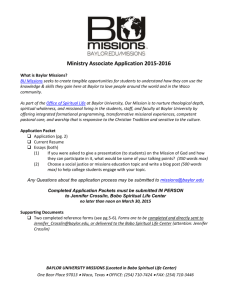 Resident Chaplain/ Campus Minister Application