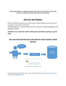 Recycle Batteries Initiative