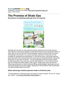 The Promise of Shale Gas