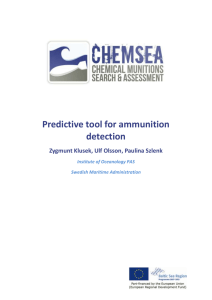 Predictive tool for ammunition detection