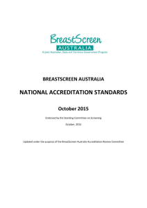 BreastScreen Australia National Accreditation