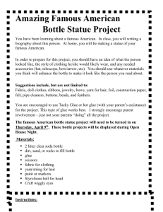 Amazing Famous American Bottle Statue Project