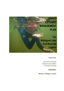 Draft Estuary Management Plan for Wallagoot Lake and Bournda