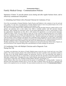 Family Medical Group – Communication Policies