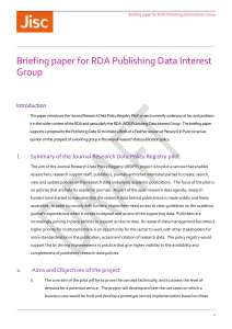 Briefing Paper RDA-WDS Publishing Data IG (Autosaved)