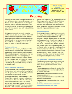 Parent Guide to Reading