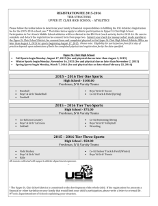 usc registration fee form - Upper St. Clair School District