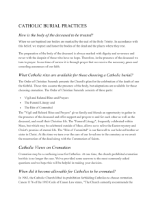 Catholic Burial Practices (MS Word)